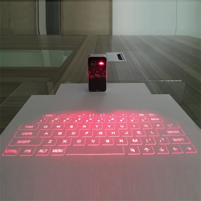 Mini Portable Laser Virtuel Clavier de projection et souris pour tablette pc