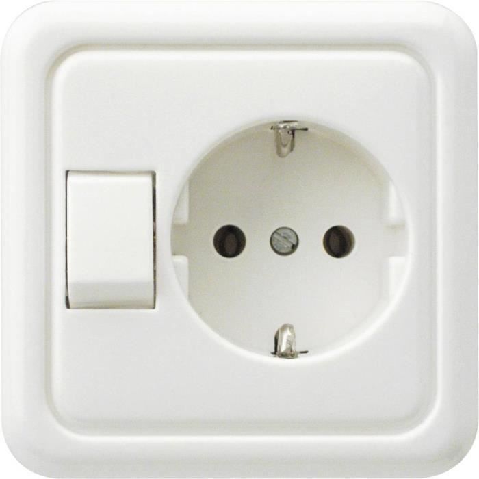 REV Interrupteur va-et-vient blanc 0500110551 - INTERRUPTEUR ELECTRONIQUE