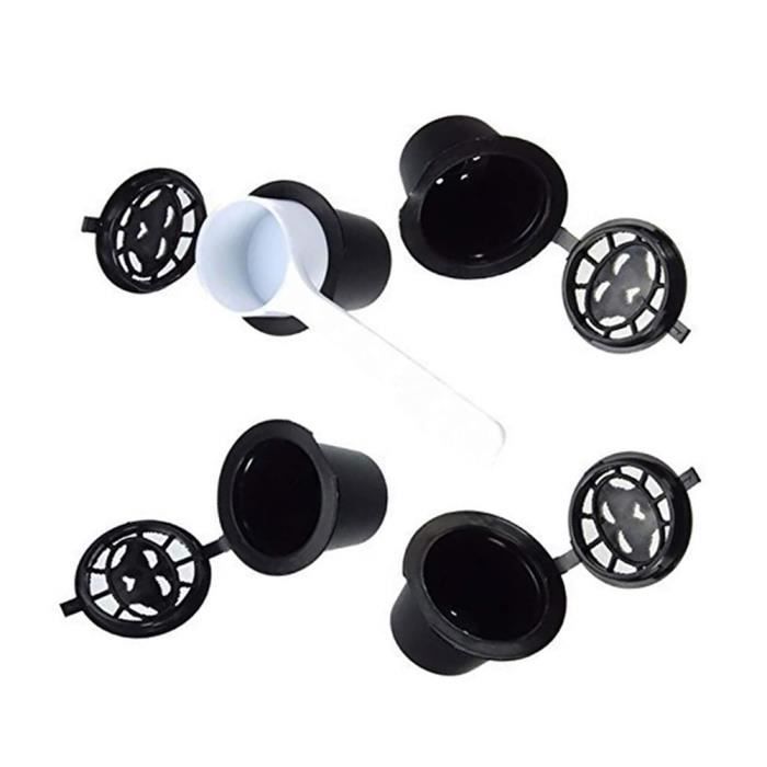 Café filtre Capsule, Filtre Capsule Nespresso Rechargeables Machines Filtre (4pcs)