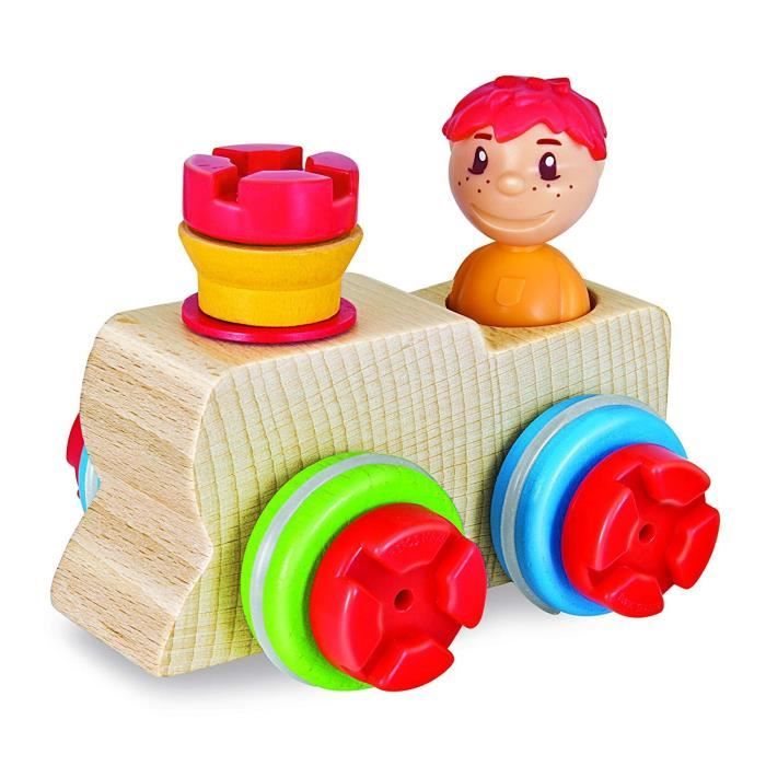 EICHHORN - Constructor Maxi Bois - Locomotive 12 Pcs