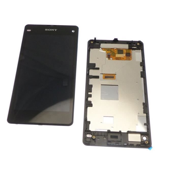 ECRAN LCD + VITRE TACTILE SONY XPERIA Z1 COMPACT D5530 ORIGINAL NOIR