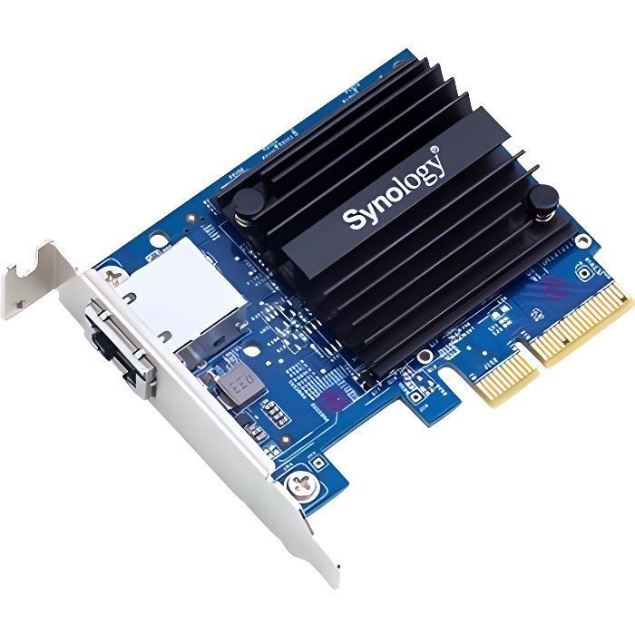 SYNOLOGY Carte Ethernet 10Go pour Dispositif de Stockage NAS - Synology E10G18-T1 - PCI Express 3.0 x4