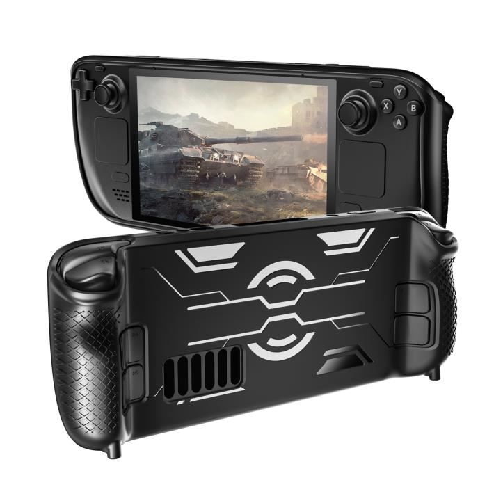 Coque de Protection pour Valve Steam Deck, Etui TPU pour Steam Deck Antichoc, Antidérapant, Anti-Rayures, Accessoires de Steam Deck
