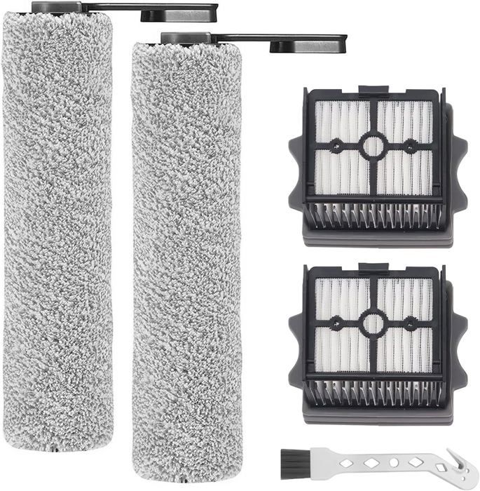 Rouleau de brosse de rechange et filtre HEPA pour aspirateurs secs et  humides Tineco Floor One S5 / S5 Pro / S5 Pro 2 / S5 Extreme, pas pour S5  Combo