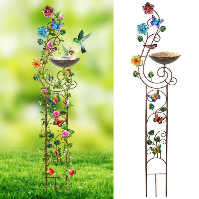 Omabeta Treillis De Jardin D'oiseaux Treillis De Jardin Pour Oiseaux, Bon Support, Aspect Mignon