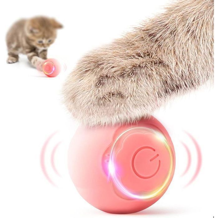 Meilleurs prix pour Balle pour Chat Interactive, Jouet Chat Interieur Intelligente à Roulement Automatique, avec lumières LED Changeantes, 2 Modes,