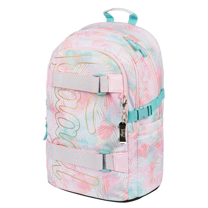 Sac à dos scolaire - Sacs décole pour enfants avec dos ergonomique sangle de poitrine et éléments réfléchissants (Skate Sunset)