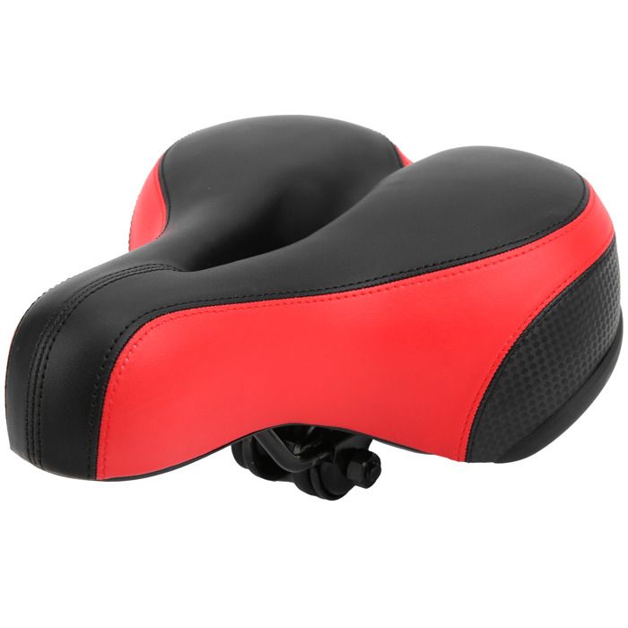 Selle De Vélo Cuir Noir à Ressorts - Vélo De Ville - Fabrication Hollandaise