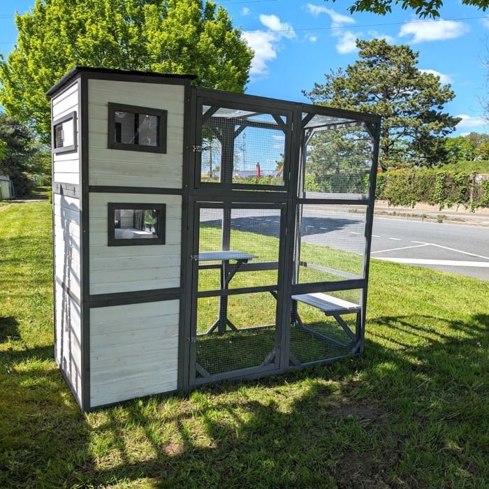 Comparer les prix de Catio Pour Chat Détente Et Dobservation Sécurisé Large – Animal Valley