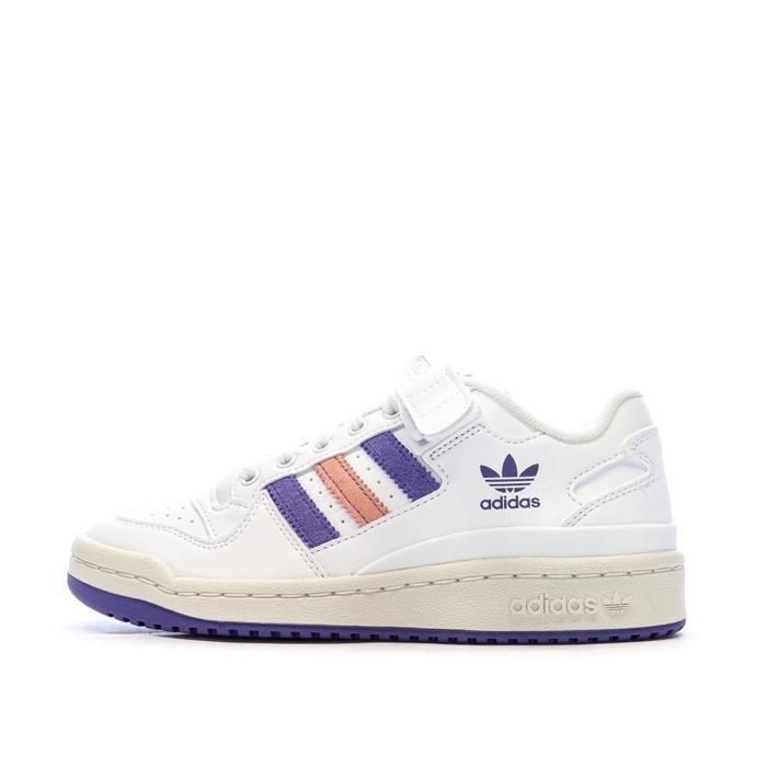 Adidas Baskets Blanches Fille Adidas Forum Low