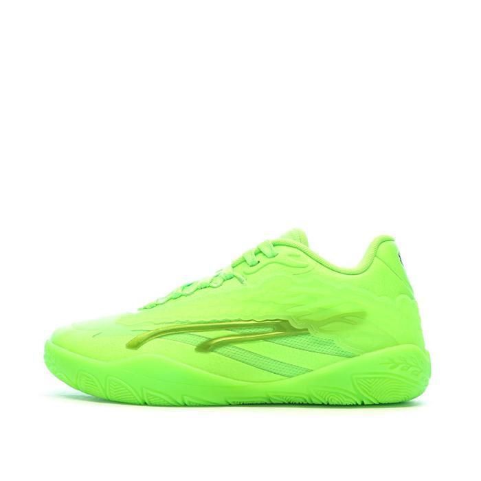 Puma Chaussures de Basketball Vertes Homme Puma Stewie 3
