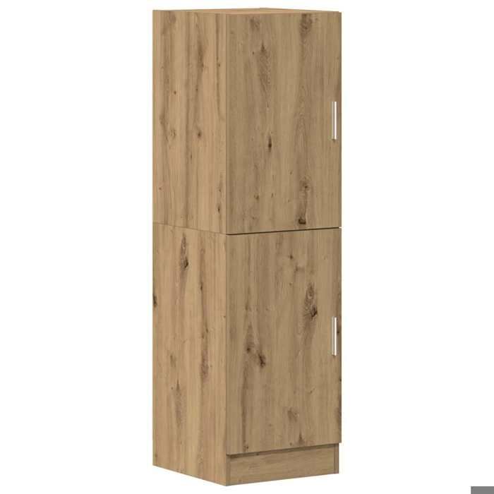 Armoire de cuisine en chêne artisanal - JILL - 38x415x1315 cm - Bois dingénierie - Capacité 60 kg
