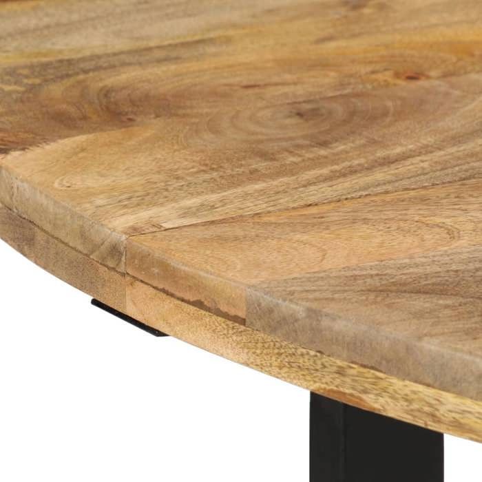 [66907]Table à dîner - 4/6 Personnes - Meuble de cuisine - 110x75 cm Bois de manguier massifPoids:21 Kg