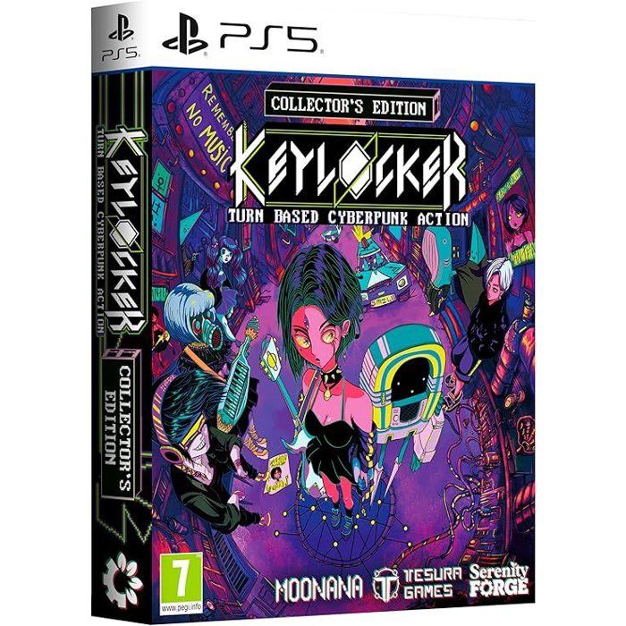 Keylocker Turn Based Cyberpunk Action Collector' Edition PS5 - vue 2
