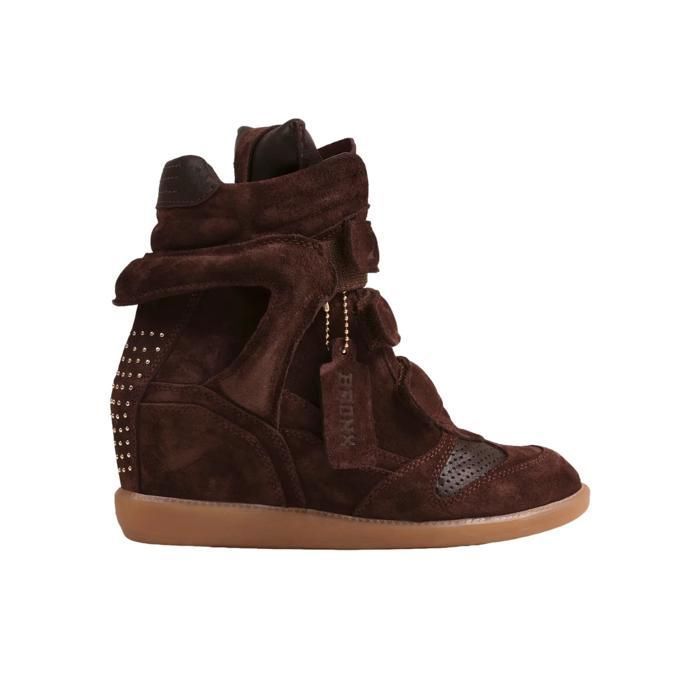 Baskets montantes avec clous décoratifs femme Bronx Jae-yy - coffee bean/gum Baskets montantes avec clous décoratifs femme Bronx Jae-yy - coffee bean/gum