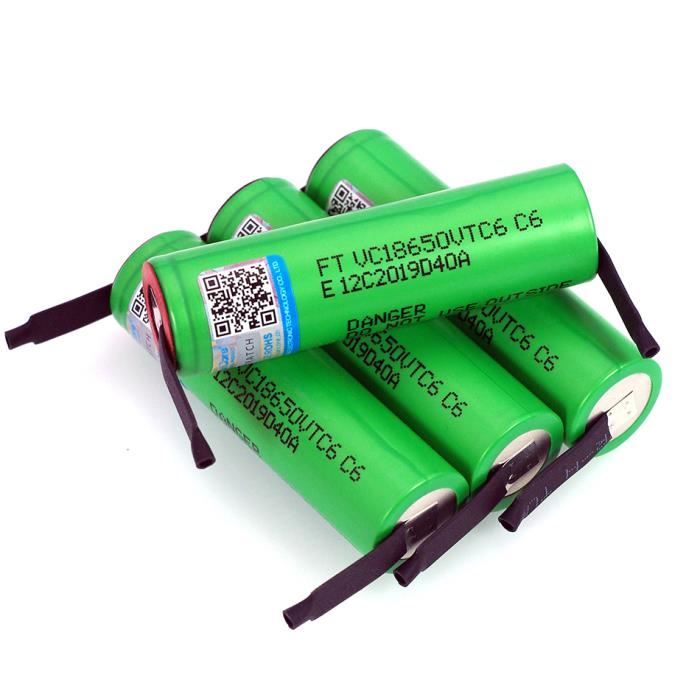 Batterie 5 pièces-VariCore Batterie aste 3.7V 3000mAh vtc6 18650 ...