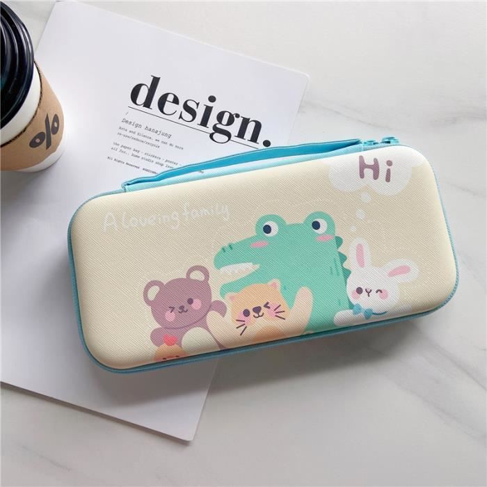 Étui Switch 16 En 1 Accessoires - Sac Transport, Coque Protection, Écrans Et Joy-Con (Dégradé Rose-Violet)