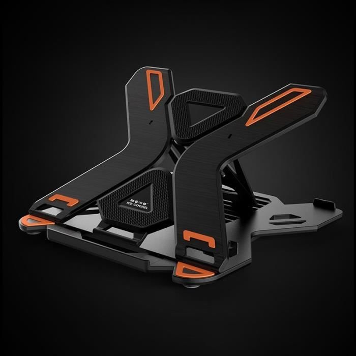 Support Ordinateur Portable Réglable 8 Positions | En Alliage Aluminium & Silicone | Pour 10-15,6" | Pliable