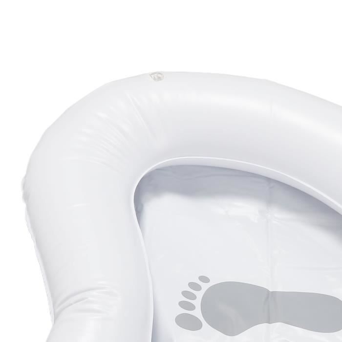 Piscine Gonflable 93X73Cm Gris Piscine Bain De Pieds Gonflable Pour