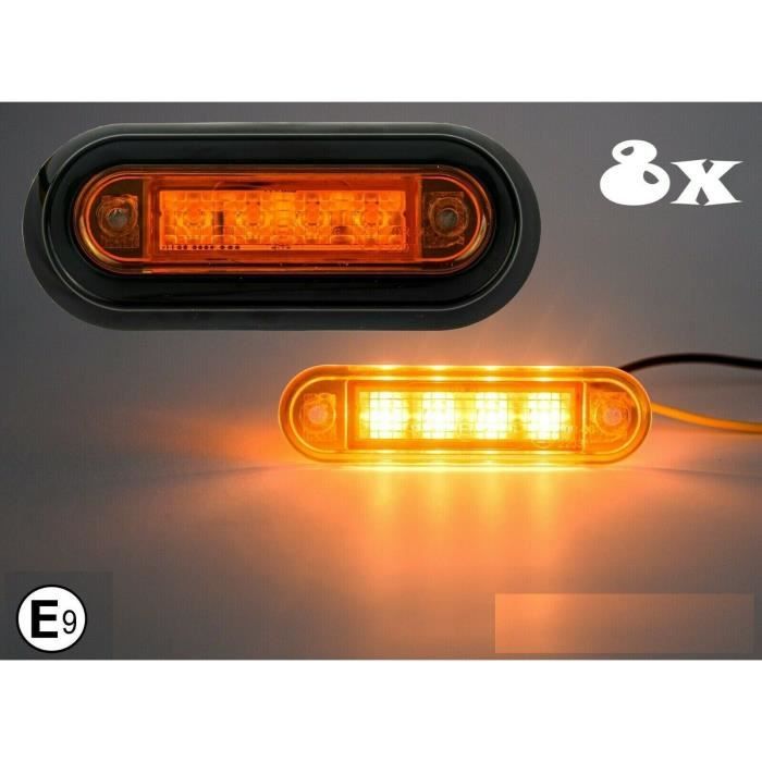 FEU DE GABARIT latéral orange gris bord LED Laika Type 025Smlr2010Gr EUR 27,64 - FR