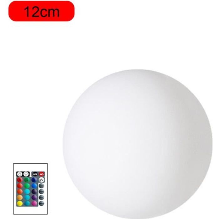 Lampe flottante LED Lumière éclairage spot pour piscine Spa - BLANC - 12cm