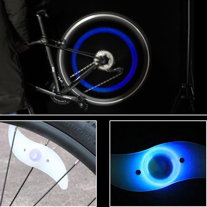 Lampe LED vélo, Accessoire pour roue de vélo, pour 1 roue - Cdiscount Sport