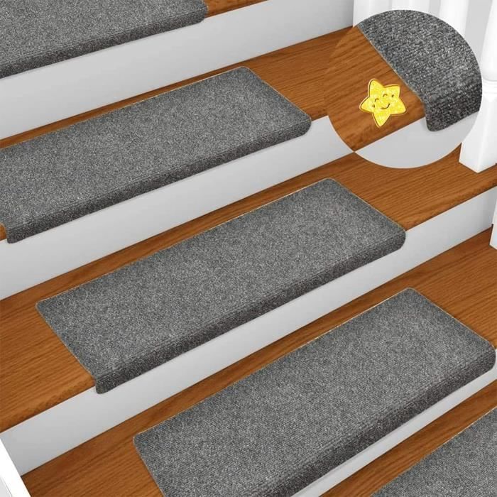 Tapis D'Escalier Antidérapant - Rouleau Polyester | Pour Intérieur/Extérieur | Sécurité Enfants Et Seniors