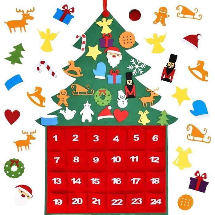 Joozmui – Calendrier De L’Avent 2025 – Arbre De Noël à Construire – 1100 Pièces – 24 Surprises – Dès 3 Ans – Cadeau éducatif