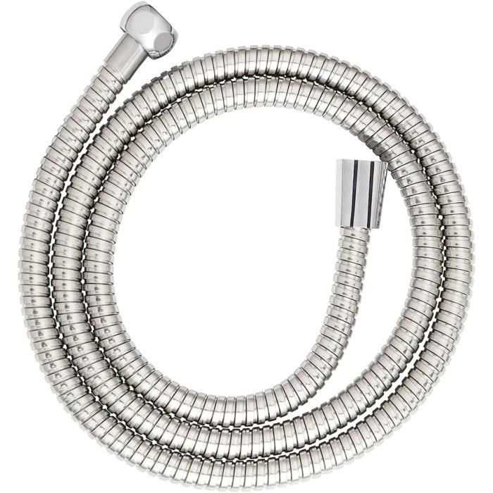 Enowelir Tuyau De Douche 2M, Chrome Flexible Tuyau De Douche Universel Extensible Tuyau En Acier Inoxydable Anti Explosion Anti Torsion Et Anti Corrosion 89819014