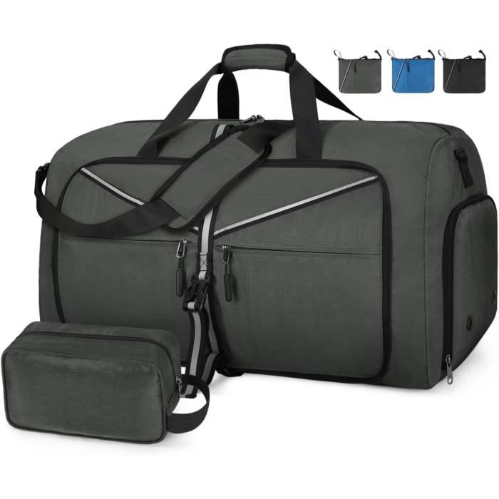 Sac De Voyage Pliable Grande Taille 30L NOVAGO - Ultra Léger Et Compact - Rose Clair