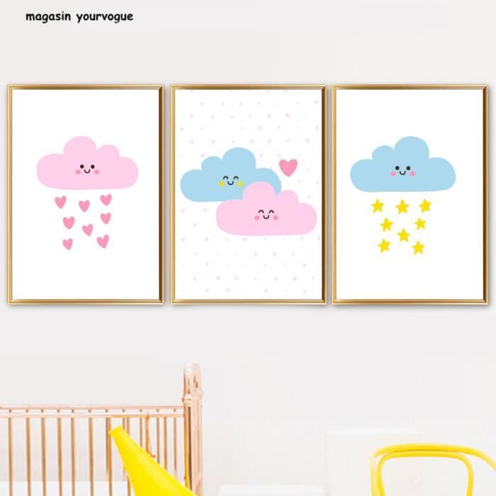 Bebe Nuage Pluie Enfants Chambre Decor Toile Peinture Murale Art Impression Nordique Affiche Decoration Sans Cadre Cdiscount Maison Bebe Nuage Pluie Enfants Chambre Decor Toile Peinture Murale Art Impression Nordique Affiche Decoration Sans Cadre Cdiscount Maison