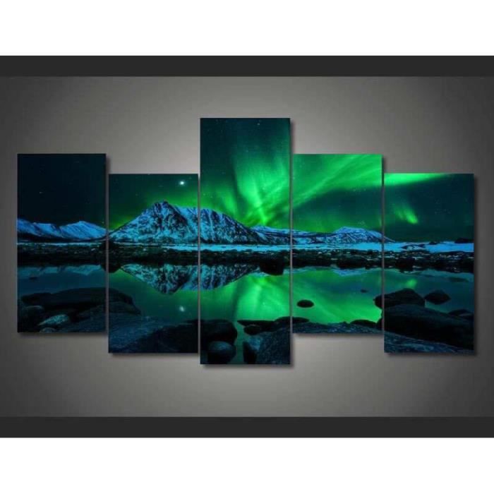 5 Pieces Unframed Peinture Verte Snowy Toile Chambre Moderne Decoration Maison De Vie Paysage Creatif 30 60cm 4p 30 80cm Achat Vente Tableau Toile Cdiscount