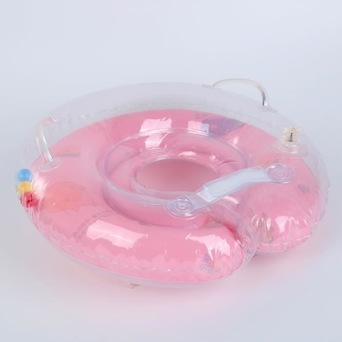 Bouee De Cou Gonflable Avec Grelots Pour Bebe Enfant Protection 0 24 Mois Piscine Rose Cdiscount Jeux Jouets