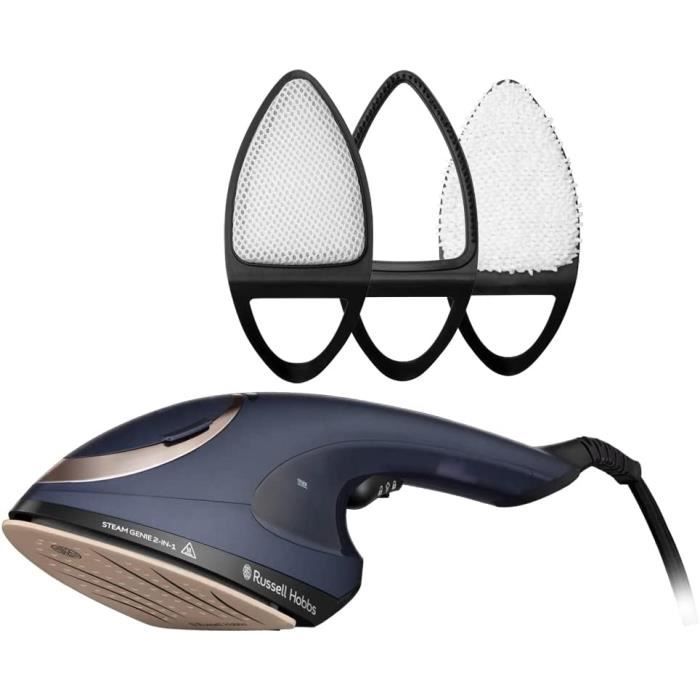 Fer à Repasser Vapeur 1500-1700W - Plaque Inox, Câble Tissu 150 Cm, Schuko, Fonctions Spray/Burst/Self Clean, Anti-Surchauffe