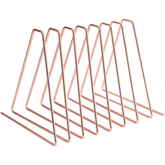 Rantry Porte-Revue Doré 35x15x45 Cm - Acier - Rangement Magazines Salon Et Bureau