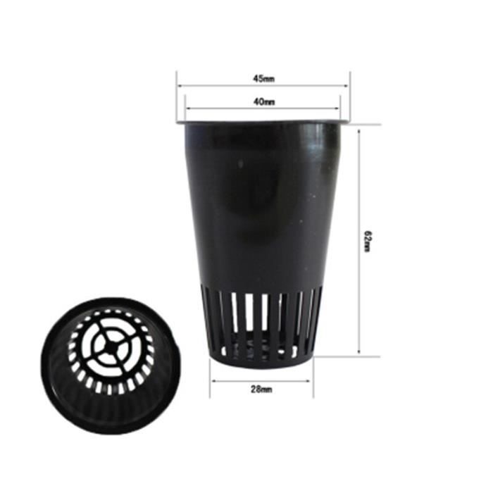 25 Pots Filet Hydroponiques 3 Pouces Avec Couvercles - Pour Culture Hors-sol, Marque KP Kool Products