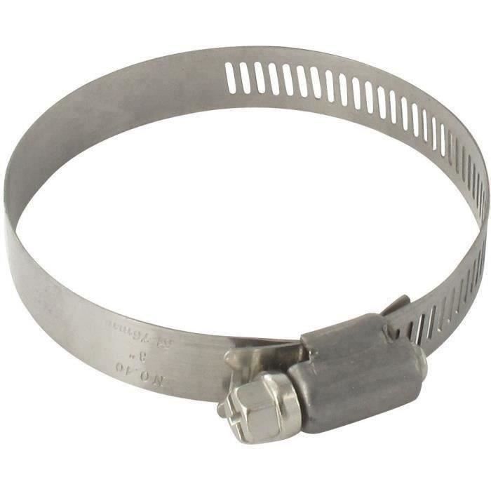 Collier de serrage adaptable - diamètre int : 52 - 76 mm