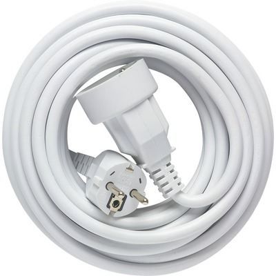 Rallonge électrique ZENITECH 3m - 3x1,5mm² - Blanc - Cdiscount Bricolage