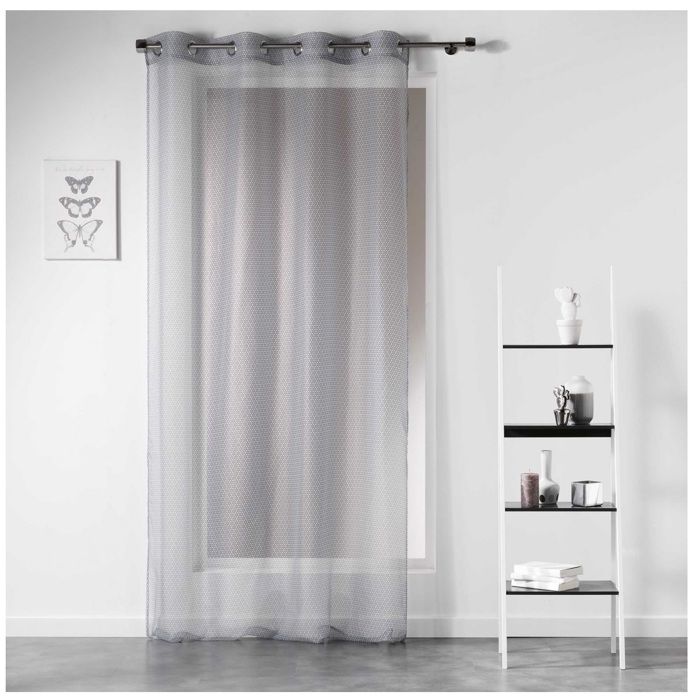 Tenda A Pannello Douceur D'Intérieur Dalya Con Occhielli - 140x240 Cm, Colore Bianco, In Poliestere. Perfetta Per Arredare Con Stile E Semplicità.