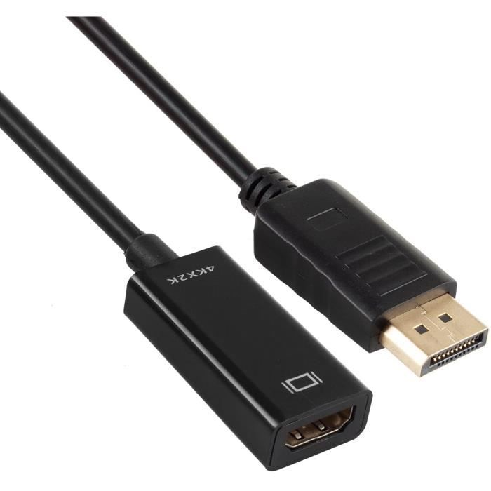 Câble Ugreen Displayport Male vers HDMI Female 4K 30HZ (40363) prix Maroc