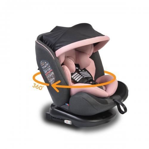 Siège Auto pivotant 360° - ISOFIX - Groupe 0+/1/2/3 - poids 0-36kg