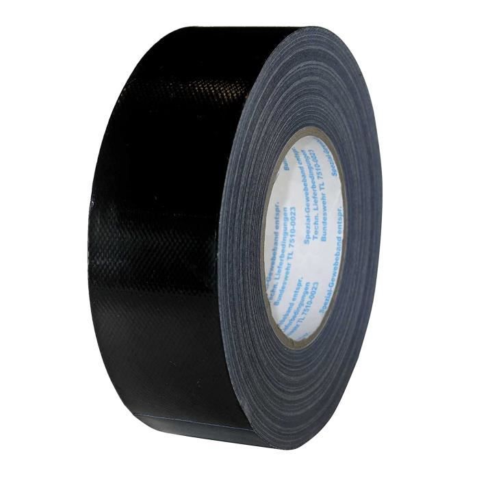 Ruban adhésif tissu 15mm X 10m noir Coroplast 3… - Cdiscount Bricolage