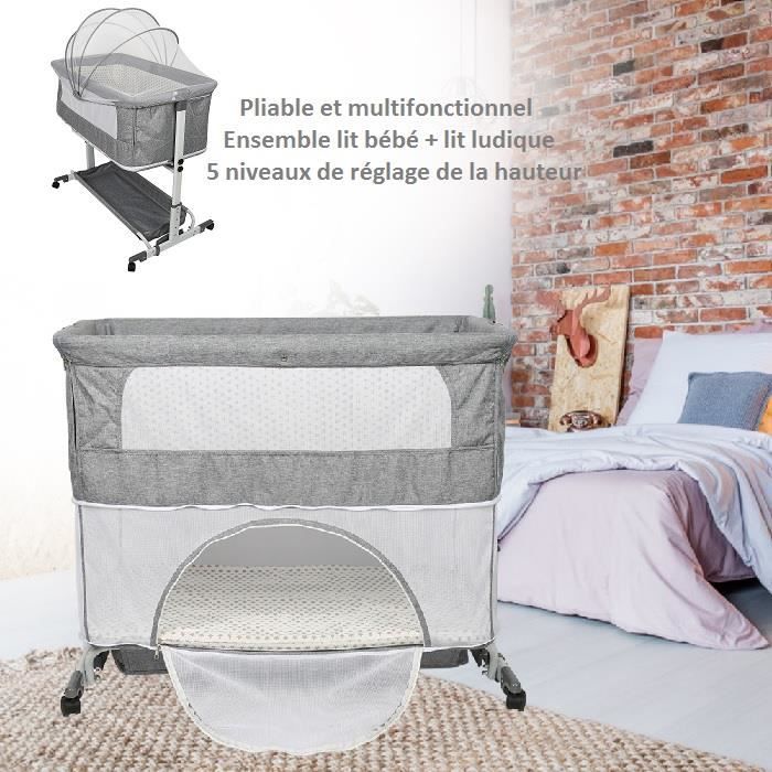 TD® Chaise berçante électrique intelligente pour bébé pliable et lavab –