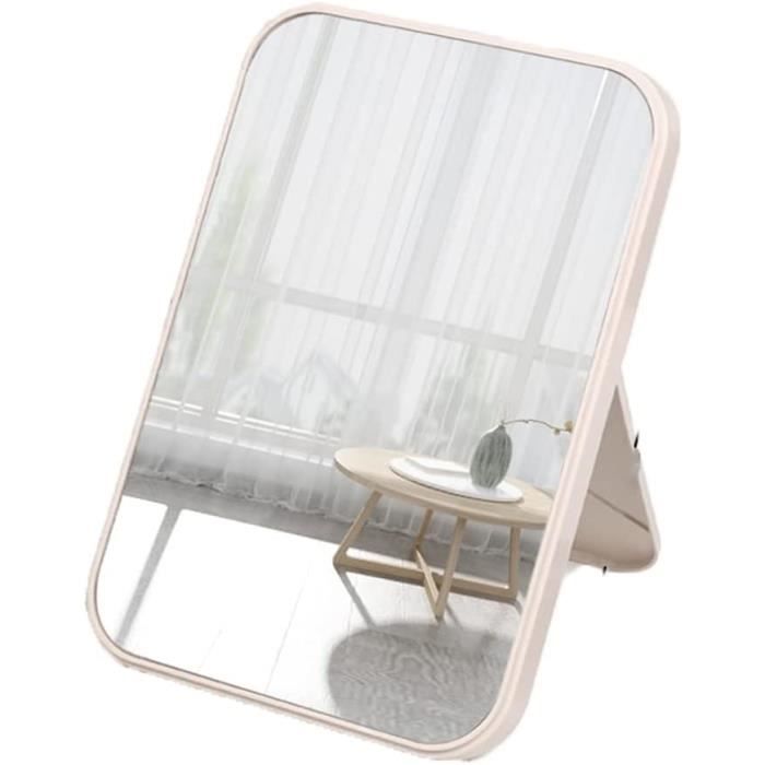 Miroir de Visière de Voiture,Miroir de Vanité Ajustable pour Toutes Les Voitures,Lumière Tactile dimmable,Miroir de Vanité de Visière de