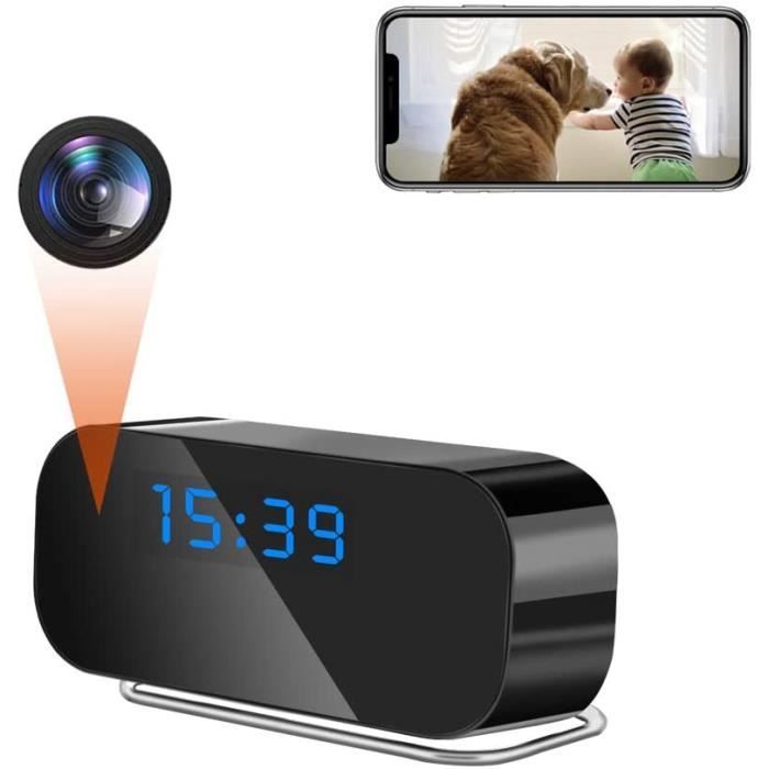 LXMIMI Camera Espion Cachee WiFi Horloge Camera Espion 1080P HD