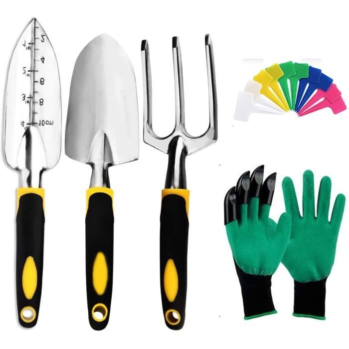 Kit jardinage adulte femme, outils de jardinage 5 pièces outils