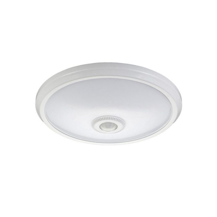 Plafonnier LED avec capteur et éclairage de secours - EDM - 30 LED 4000K lumière du jour - 1100 lumens