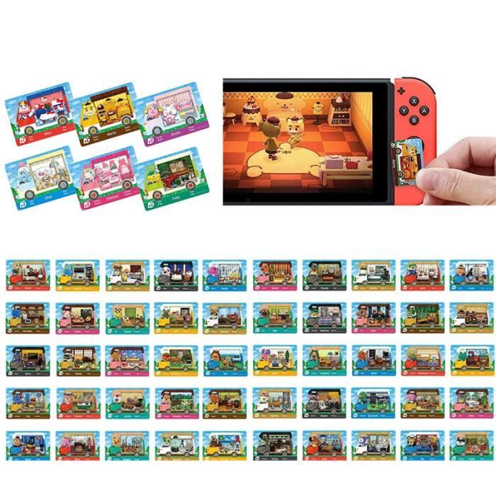 6 PCS + 50 pcs Cartes de Carte Sanrio Amiibo ANCH NFC Cartes pour Animaux Crossing New Horizons Commutateur/Switch Lite/Wii U