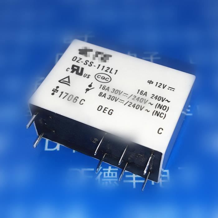 Lot De 10 Relais OZ-SS-112LM1 12VDC - Neufs - Pour Automatisme/Électronique