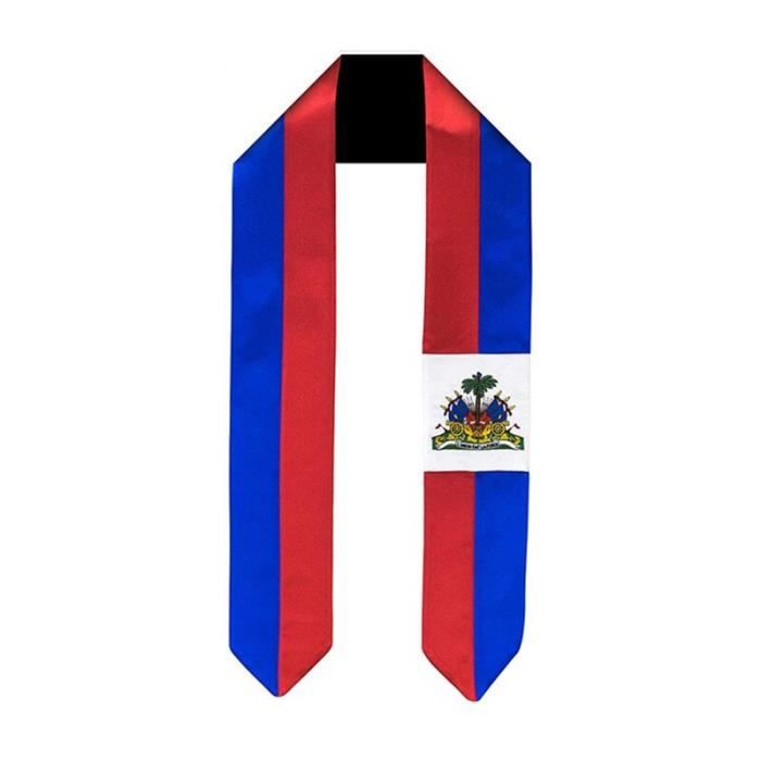 écharpe De Remise De Diplôme Écharpe De Remise De Diplôme FWJZDSP Avec Drapeau Guyanais - Double Face, 72x6 Pouces écharpe Pour Homme
